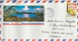 Lettre Polynésie 1999 Pour La France - Lettres & Documents