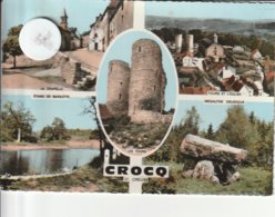 23 - Très Belle Carte Postale Semi Moderne Dentelée De CROCQ  Multi Vues - Crocq