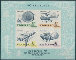 ** 1967 Bélyegnap (40.) - Aerofila (II.) Vágott Blokk (5.000) - Autres & Non Classés