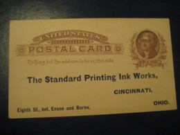 CINCINNATI Ohio OH 188_ UX8 PC4 Postal Stationery Card USA - ...-1900