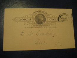 RICHMOND Virginia VA 1888 ? City ? UX9 PC5 Postal Stationery Card USA - ...-1900
