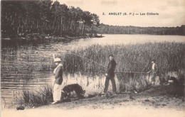 Thème.  Métier.   Pêche A La Ligne :    64   Anglet      Lac Chiberta        (Voir Scan) - Fischerei