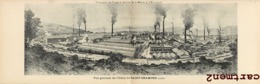 CARTE DOUBLE : SAINT-CHAMOND USINE DU BOUCAU COMPAGNIE DES FORGES ET ACIERIES DE LA MARINE ET D'HOMECOURT - Saint Chamond