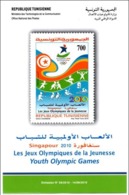 TUNISIA - 2010 - Notice Leaflet Youth Olympic Games Singapore Olympics Juegos Olímpicos De La Juventud - Sommer 2014 : Singapur (Olympische Jugendspiele)