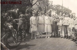 CARTE PHOTO : VERTUS FETE CHAR ATTELAGE INAUGURATION PENTECOTE CAVALCADE ? 51 MARNE - Vertus