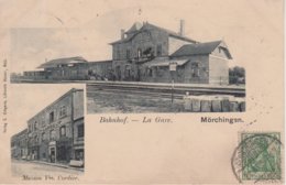 57 - MORHANGE - 2 VUES - MAISON VVE CORDIER - LA GARE - E. GREGOIRE - Morhange