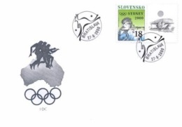 SLOVAKIA - FDC Sydney 2000 - FDC