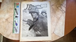 1943 WWII WW2 Illustrierter Beobachter Zeitung NAZI GERMANY ARMY MAGAZINE MILITARY DEUTSCHE MACHINE GUN HELMET MEDAL - Militär & Polizei