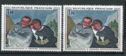 14731 FRANCE N° 1458** 1F H.Daumier : Faciale Et Postes Sur Fond Bleu + Normal (non Fourni)  1965  TB - Neufs
