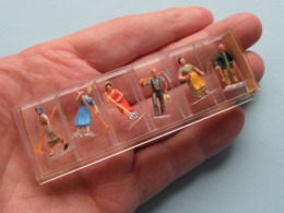 Lot Of Original PREISER Miniaturfiguren ( Please See Photo For Detail ) Uncleaned * RARE ( Numbers ? ) !! - Aerei E Elicotteri