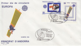 Enveloppe  FDC  1er  Jour   ANDORRE  ANDORRA   Paire  EUROPA    1991 - Altri & Non Classificati