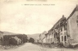 CPA AK CERNAY (Guerre 1914-18) - Faubourg De BELFORT (170514) - Cernay