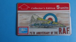 Gibraltar - Télécarte Collector's Edition 5u : 75th Anniversary Of The Royal Air Force 1918-1993, Used - Gibraltar