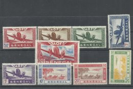 SENEGAL    YVERT   AEREO    22/30    MH  * - Airmail