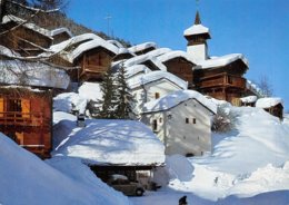 PIE.Z.19-PF.T-1119 : HIVER A GRIMENTZ. VAL D'ANNIVIERS. - Grimentz