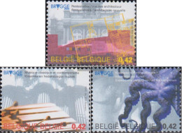 Belgium 3108-3110 (complete Issue) Unmounted Mint / Never Hinged 2002 Bruges - Nuovi