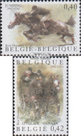 Belgien 3134-3135 (kompl.Ausg.) Postfrisch 2002 Pferde - Nuovi