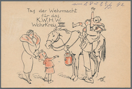 Ansichtskarten: Propaganda: 1933/1944, WHW Winterhilfswerk, 17 Ansichtskarten Diverser Sammlungen Un - Politieke Partijen & Verkiezingen