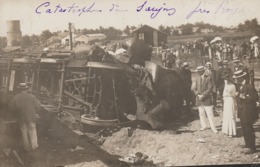 SAUJON - Catastrophe Ferroviaire De 1910  ( Carte Photo ) - Saujon