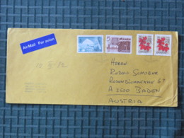 Canada 1982 Cover Hamilton To Austria - Maple Leaves - London Conference - Wilfred Grenfell Ship Polar - Cartas & Documentos