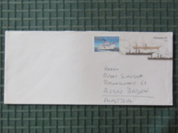 Canada 1988 Stationery Cover Hamilton To Austria - Ships - Cartas & Documentos