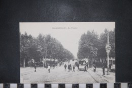 CP, 13 MARSEILLE BOUCHES DU RHÔNE LE PRADO VOITURES  A CHEVAL TRAMWAY 1919 - Castellane, Prado, Menpenti, Rouet