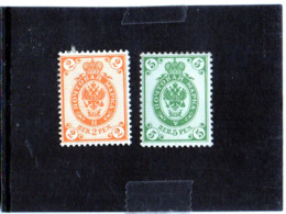 B - 1901 Finlandia - Stemmi (no Gum) - Unused Stamps