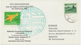 NIEDERLANDE 1963, Kab.Raketen-Probeflug "TR3" Bei OLDENZAAL, Niederlande - Airmail