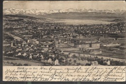 Zurich Von Der Wald 1907 Timbre Rouge 10 Helvetia - Wald