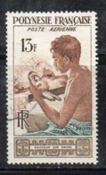 APR1393 - POLINESIA 1958 , Posta Aerea Yvert N. 1  (2380A)  Usato - Gebruikt