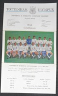 Tottenham Hotspur Spurs Season 1963-64 Authograph SIGNATURE - Authographs