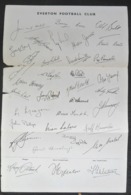 Everton F.C. Football Club Pre-Printed Autograph   FOOTBALL CALCIO Authograph SIGNATURE - Autographes