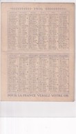 CALENDRIER   1916   POUR LA FRANCE VERSER  VOTRE OR - Klein Formaat: 1901-20