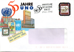 (Bu-B4) UNO Genf Werbe-Beleg "Die Sammlung Des Jahres - 50 Jahre UNO" EF Mi 262, WSt 9.3.1995 VEREINTE NATIONEN GENEVA - Briefe U. Dokumente