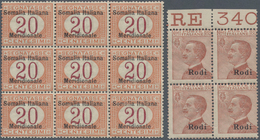 Italien: 1863-1985, Stock Of Early Issues To Modern With Scarce Varieties, Mint And Used, Including - Lotti E Collezioni