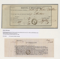 Italien: 1865/1964, AVIS DE RECEPTION, Specialised Collection Of Apprx. 67 Entires (covers/cards/for - Lotti E Collezioni