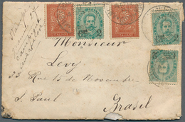 Italien: 1891. Letter With Three Times 2c On 5 Cmi King Umberto I And Two Times 2c Cipher From "Bolo - Lotti E Collezioni