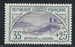 FRANCE - 1ère ORPHELINS.  N°152 Neuf TB Infime Charnière Cote 190€. Signé CALVES. - Autres & Non Classés