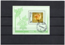 Azerbaijan 1996. Roses.S/S :500m.   Michel # BL 24  (oo) - Azerbeidzjan