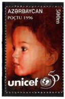 Azerbaijan 1996. UNICEF-50 (Child). 1v: 500M . Michel # 327 - Azerbeidzjan