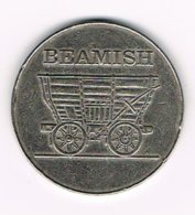 // TOKEN BEAMISH  NORTH OF ENGLAND OPEN AIR MUSEUM - Souvenirmunten (elongated Coins)