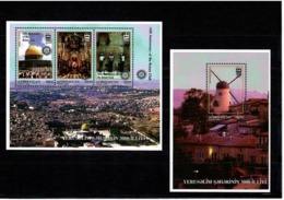 Azerbaijan 1997.Ovpt Rotary Club-50 On 2 S/S: Jerusalem'96.  Michel # 367-69 + BL 29 - Azerbeidzjan