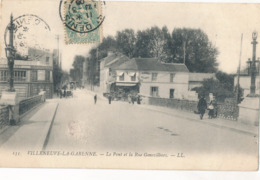 92) VILLENEUVE-LA-GARENNE - Le Pont Et La Rue Genevilliers (1906) - Villeneuve La Garenne