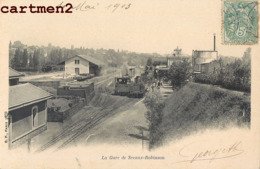 SCEAUX-ROBINSON LA GARE CHEMIN DE FER TRAIN LOCOMOTIVE TRANSPORT 92 - Sceaux