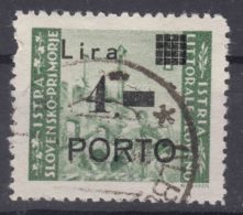 Istria Litorale Yugoslavia Occupation, Porto 1946 Sassone#10 Error - Point Circuit (punto Tondo) Used - Yugoslavian Occ.: Istria