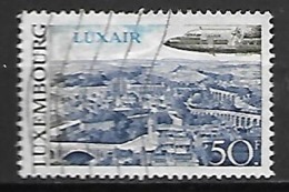 LUXEMBOURG     -   Poste Aérienne  -   1968 ;  Y&T N° 21 Oblitéré.  Avion  /  Luxair - Usati