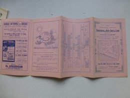 Voyages Duchemin, Nice 1921-22, Excursions En Autocars De Luxe, Dépliant PUB Ref649 ; PAP06 - Altri & Non Classificati