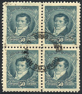 ARGENTINA: GJ.147, Used Block Of 4, Excellent Quality! - Sonstige & Ohne Zuordnung