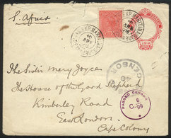BRAZIL: Cover Sent From Pernambuco To SOUTH AFRICA On 10/AP/1918, Interesting Censor Marks, Unusual Destination! - Other & Unclassified