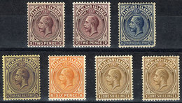 FALKLAND ISLANDS/MALVINAS: Sc.43/47, Of Some There Are 2 Examples In Different Shades, Fine To VF Quality, Catalog Value - Falklandinseln